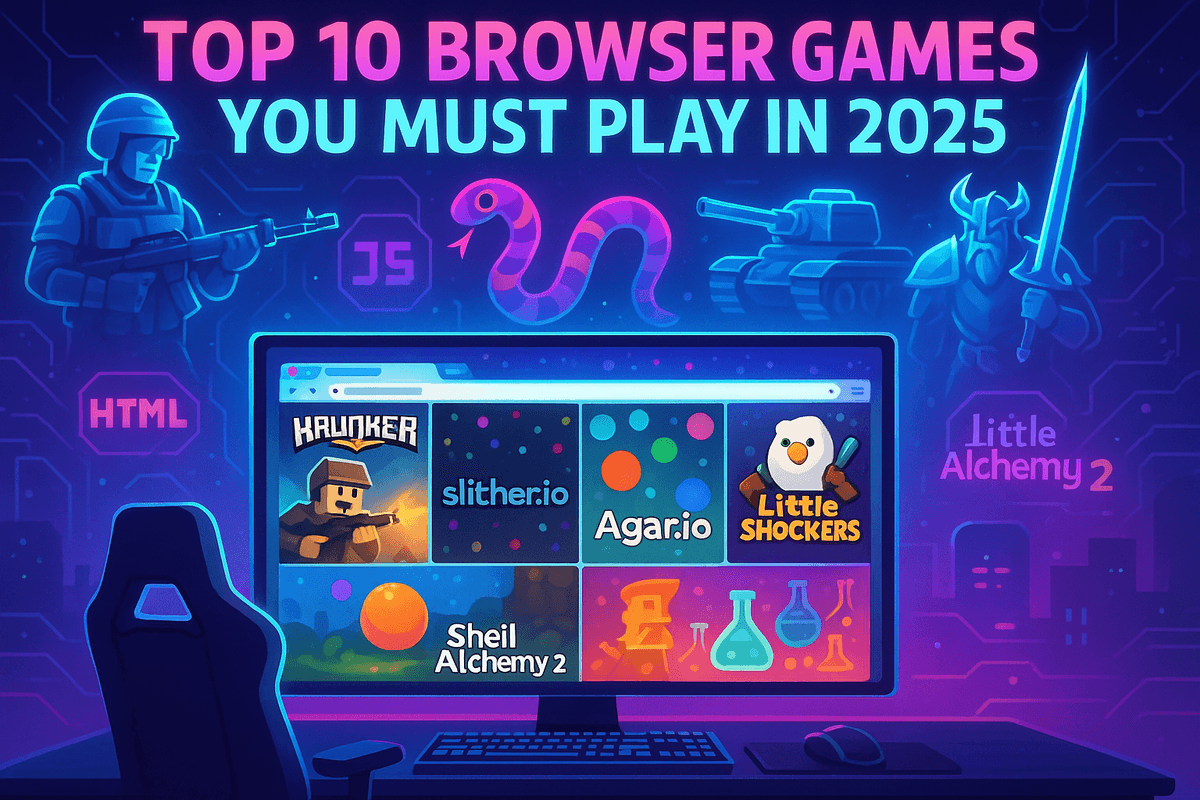 Top 10 Browser Games You Must Play in 2025