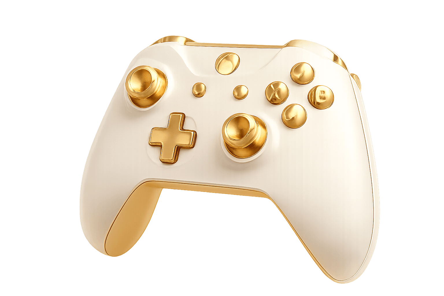 Premium Golden Gaming Controller
